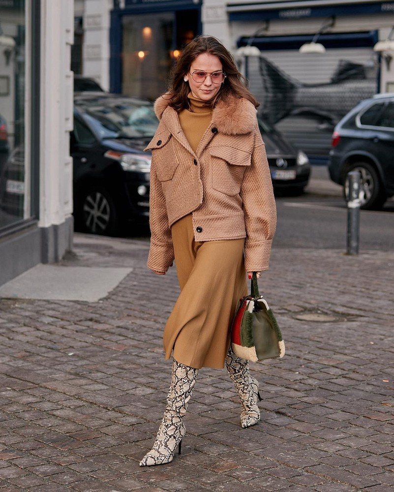 Осенние образы с джинсами