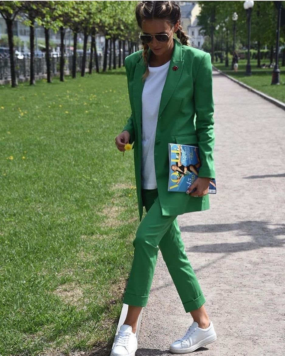 Образ в зеленом цвете