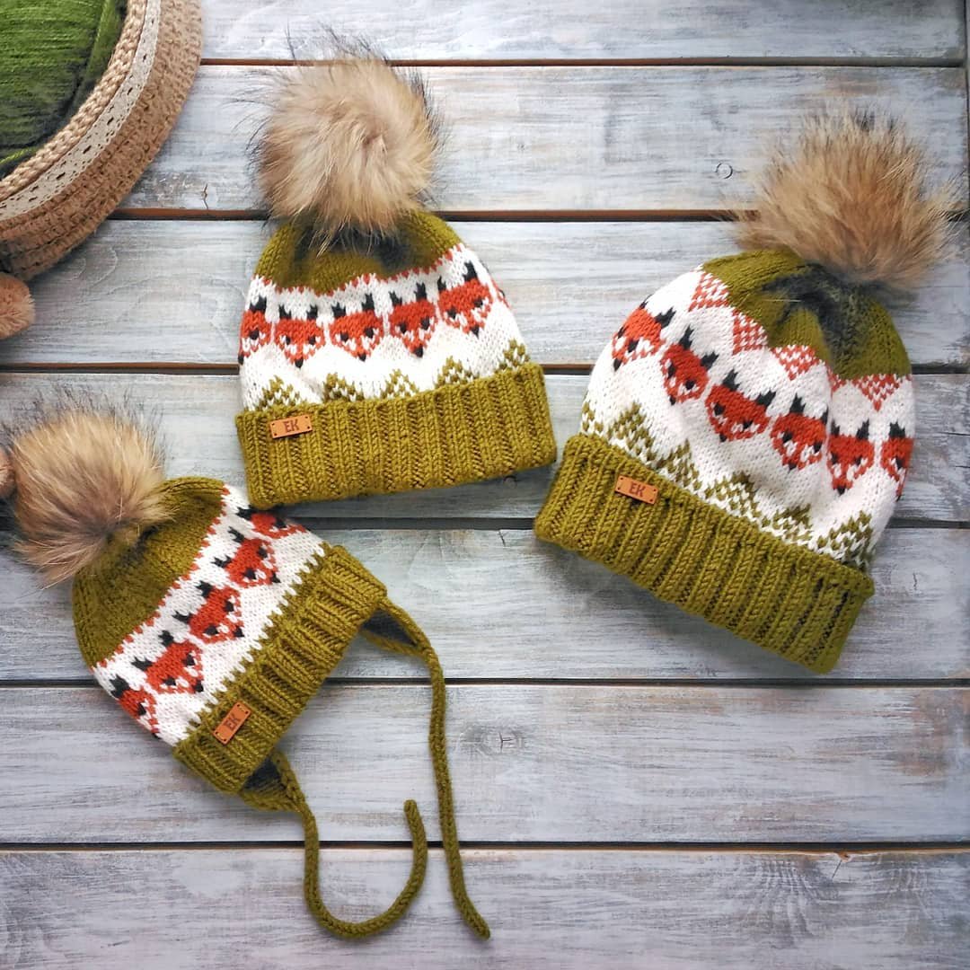 Фотосессия вязальщицы