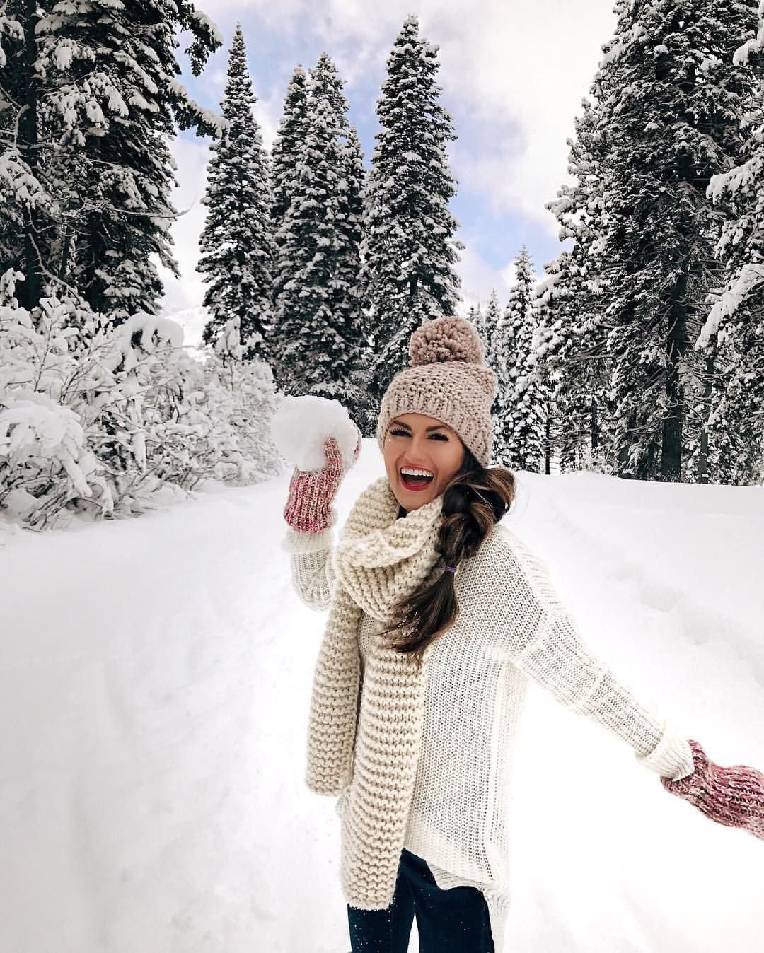 Зимняя фотосессия в лесу