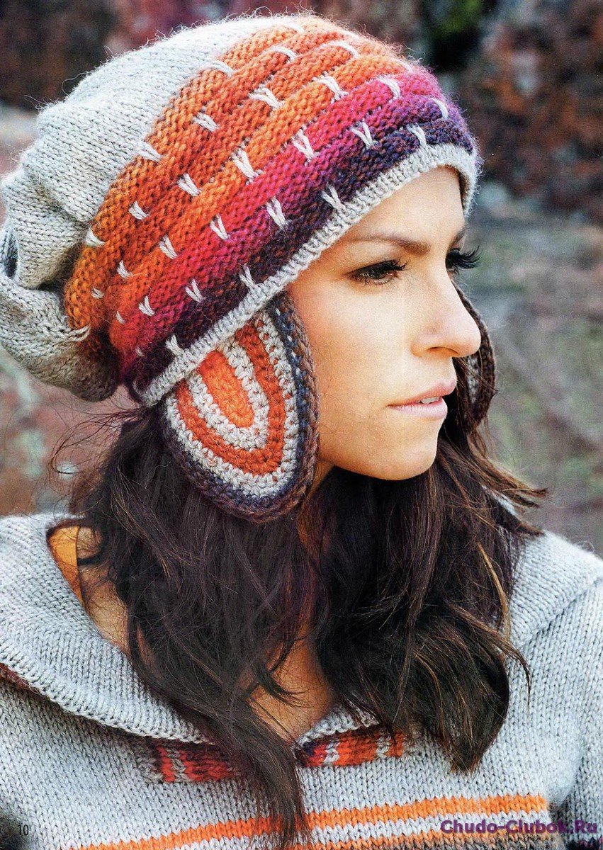 Вязаные шапки на зиму 2020