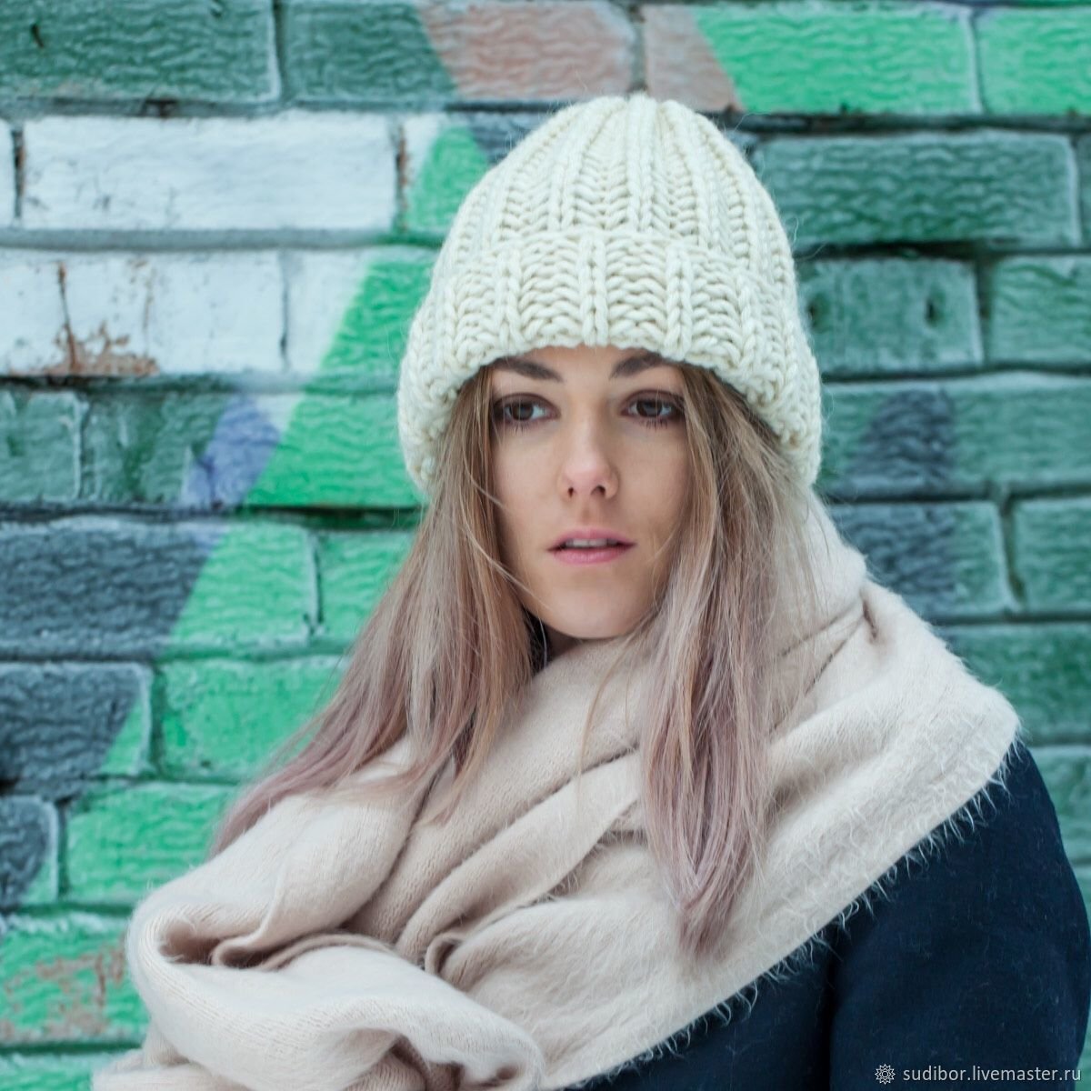 Шапка шарф варежки