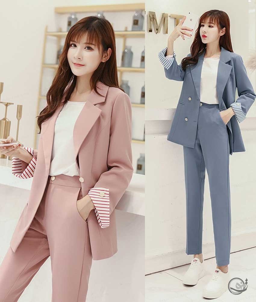 Корейские брючные костюмы женские