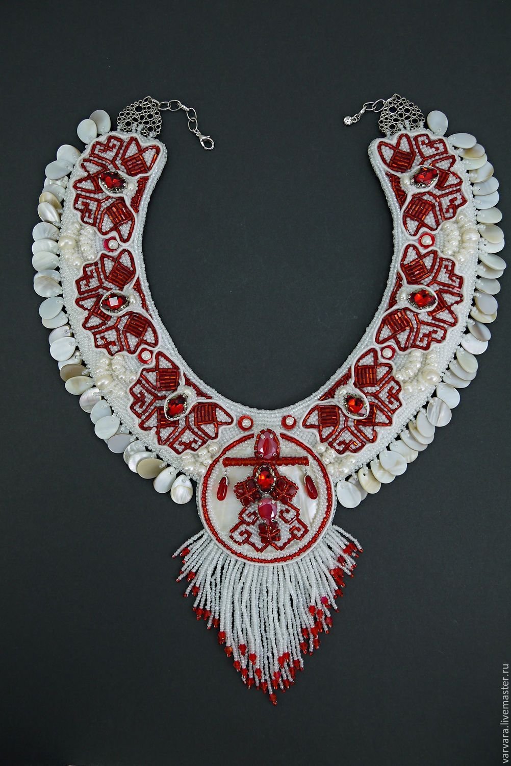 Колье силянка бисер схема