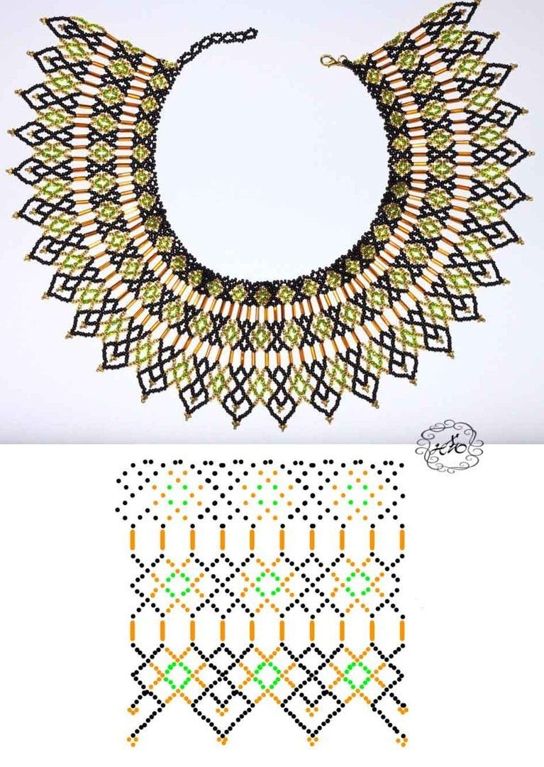 Бисероплетение колье