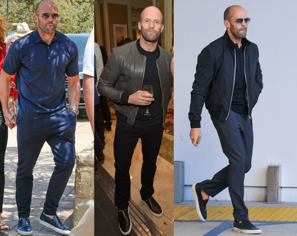 Джейсон Стэтхэм сидит