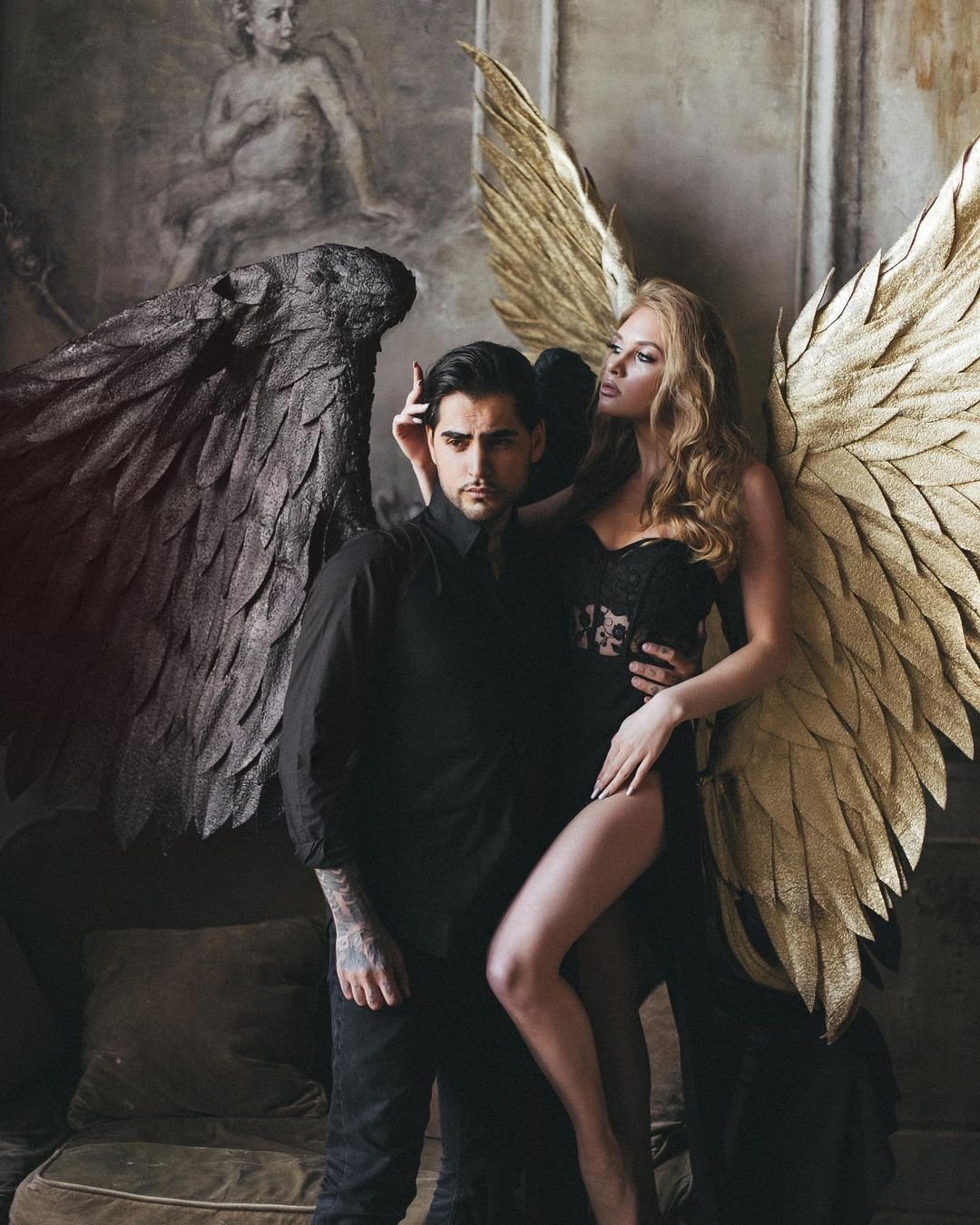 Фотосессия с крыльями