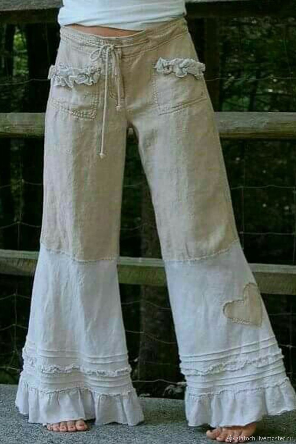 Штаны в стиле бохо