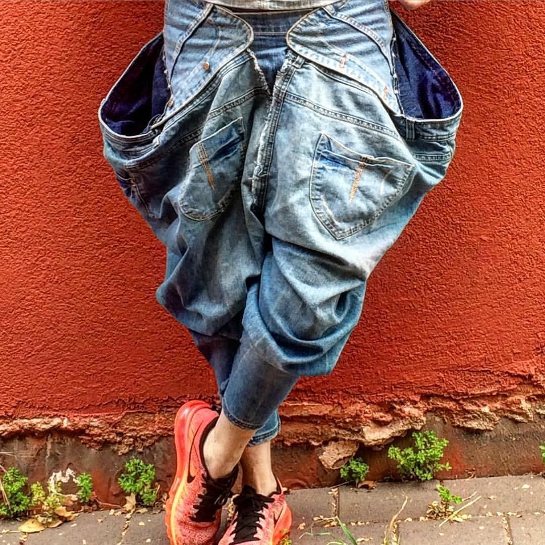 Шаровары в стиле бохо