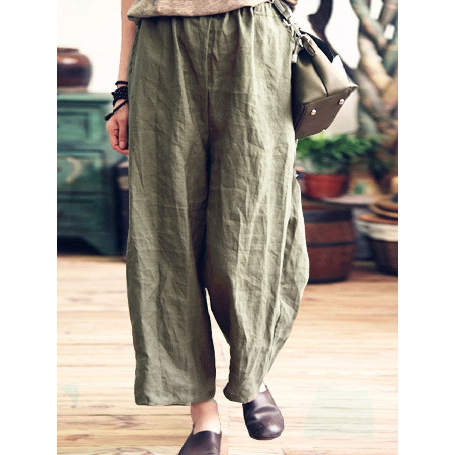 Брюки палаццо женские в стиле бохо