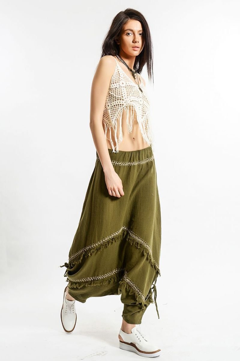 Штаны в стиле бохо