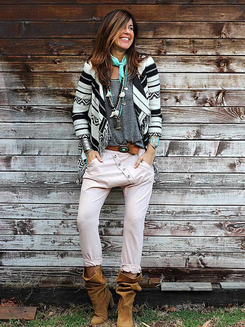 Брюки в стиле бохо