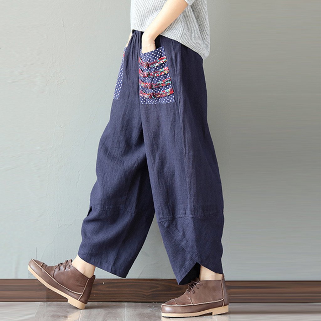 Брюки бохо пэчворк