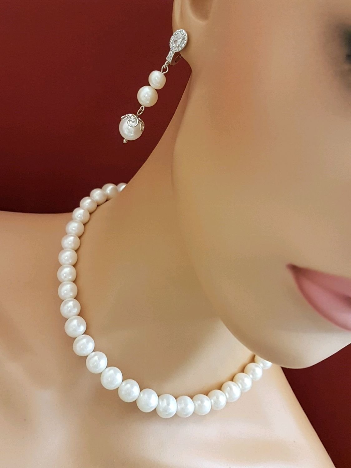 Жемчужное колье Натали Портман