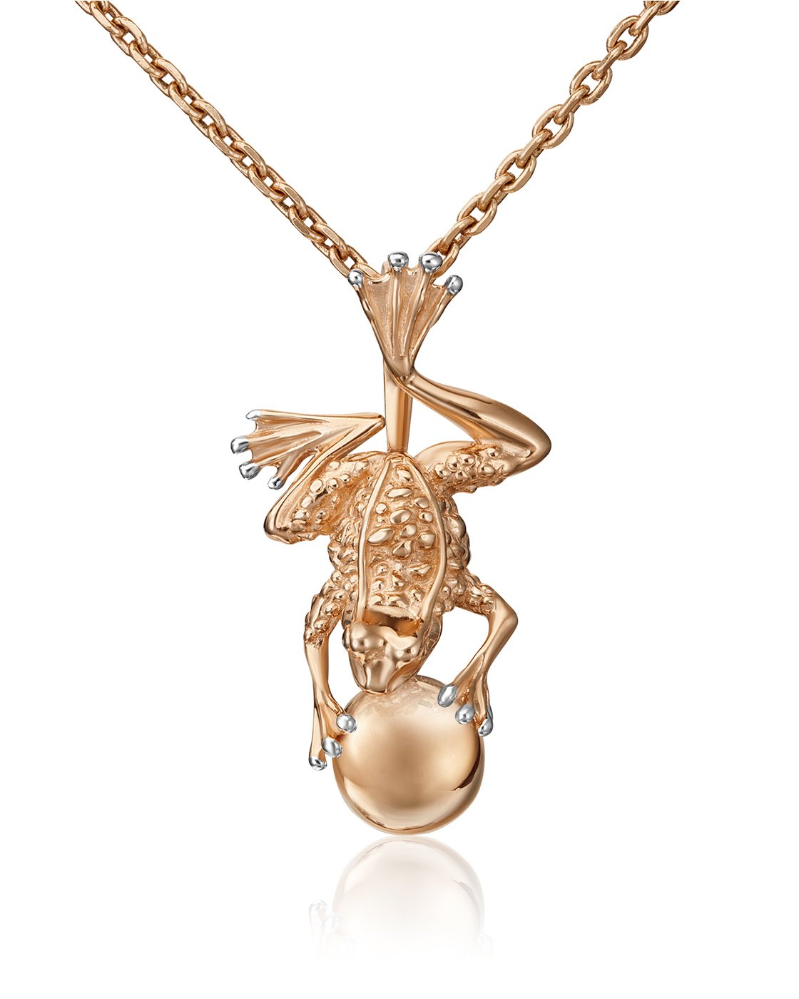 Подвеска "лягушка" 585