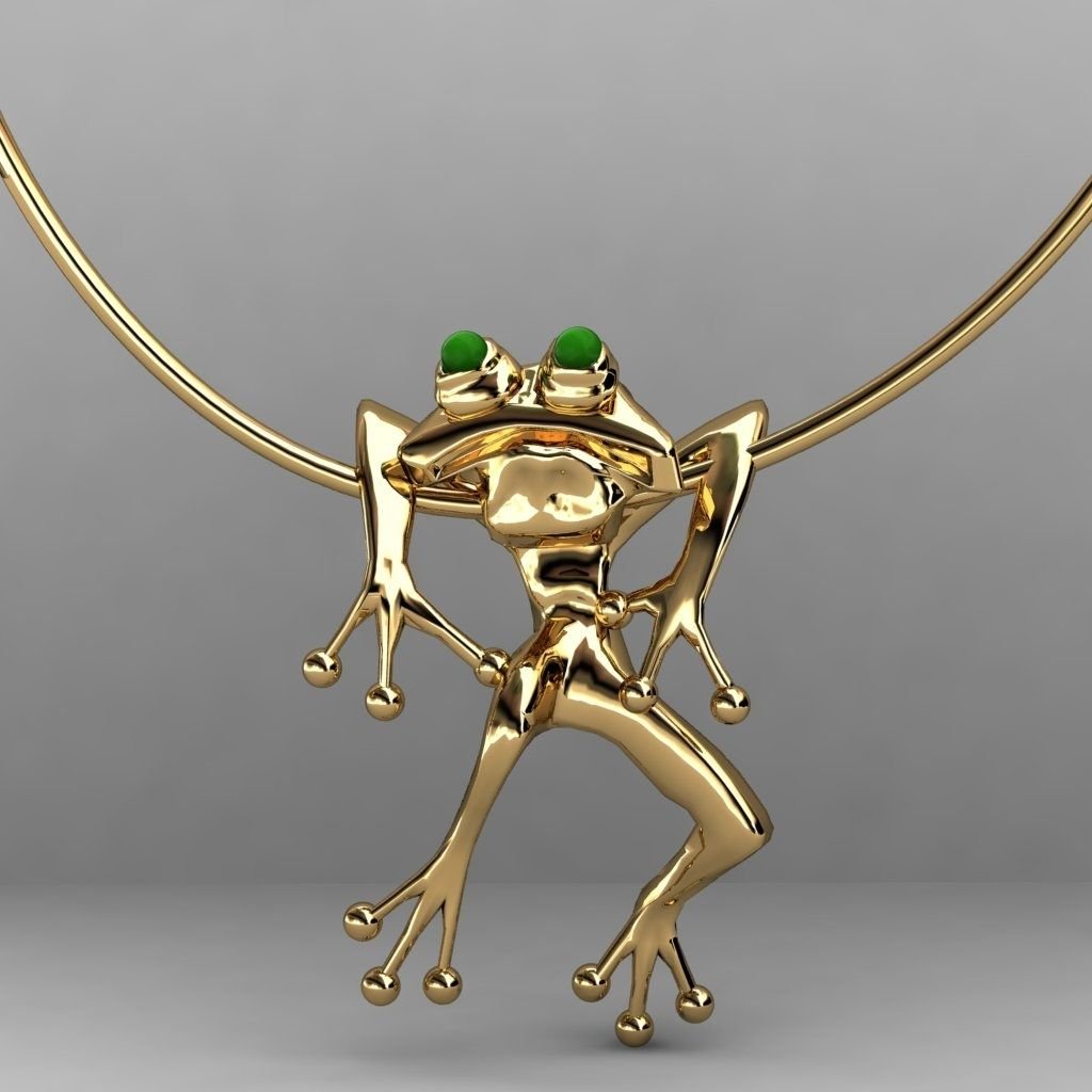 Ювелирные украшения в виде лягушки