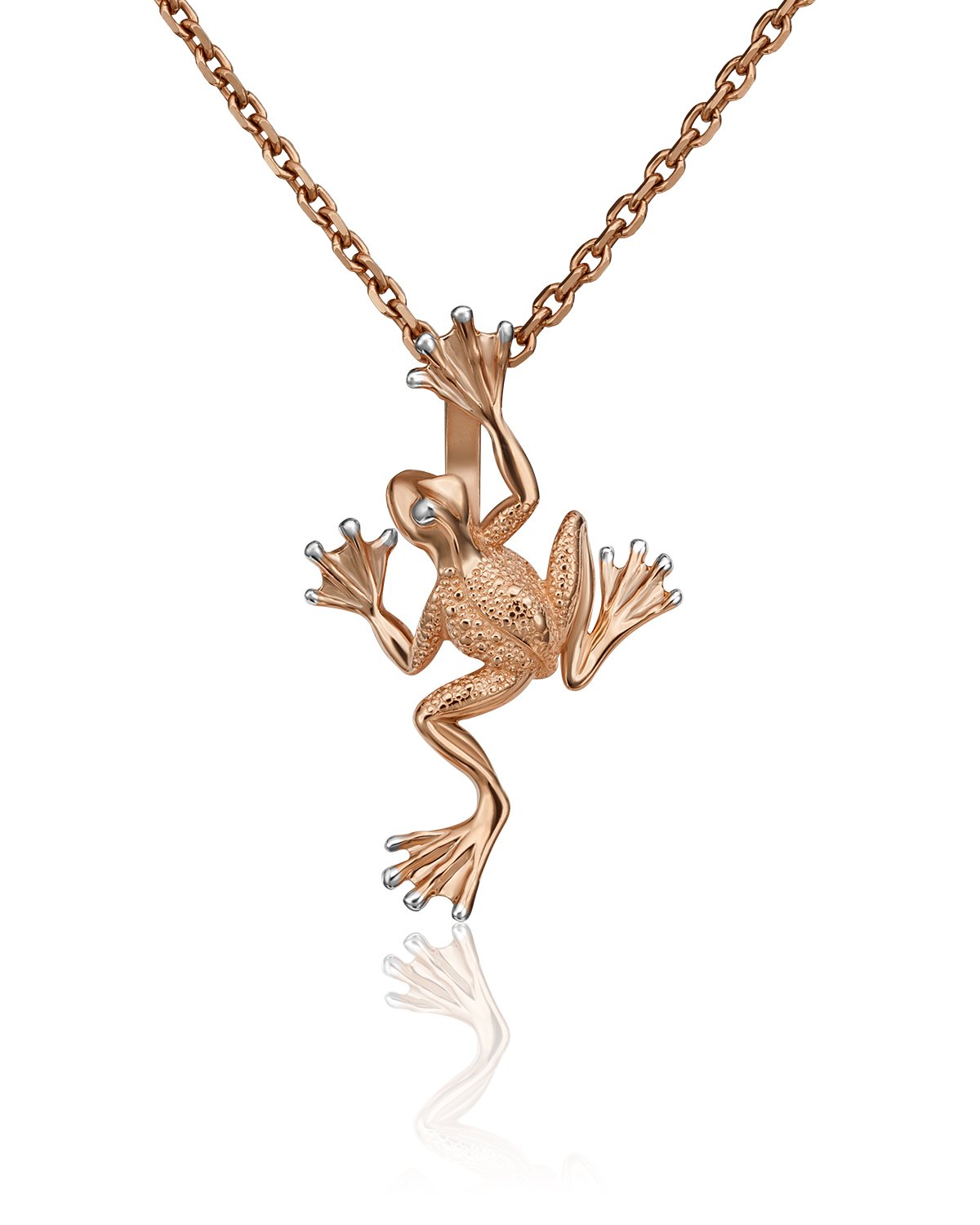 Подвеска лягушка из золота