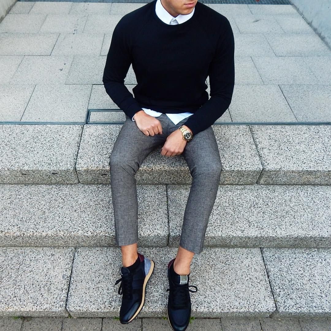 Тотал Блэк стайл для мужчин