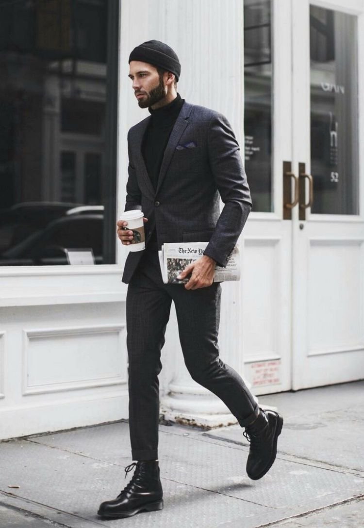 Мужской лут с водолазкой