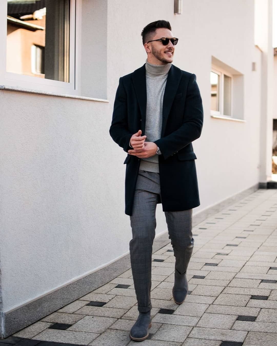 Мужской стиль с водолазкой