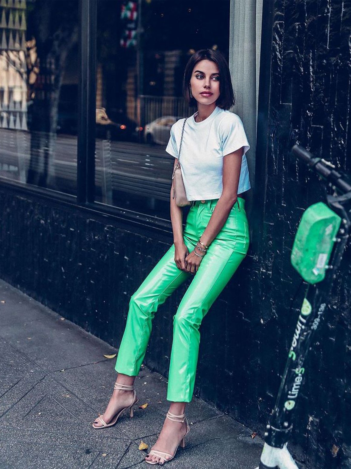 Стильные образы минт Лабель