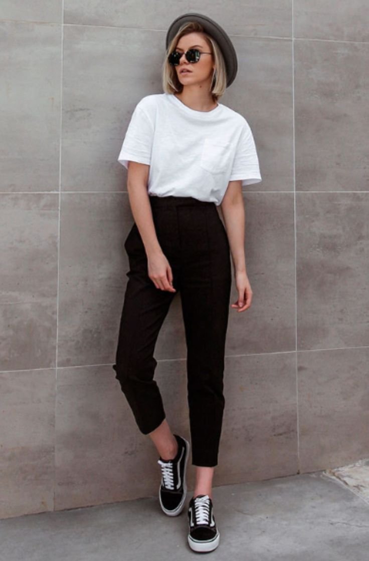 Образы с черными брюками