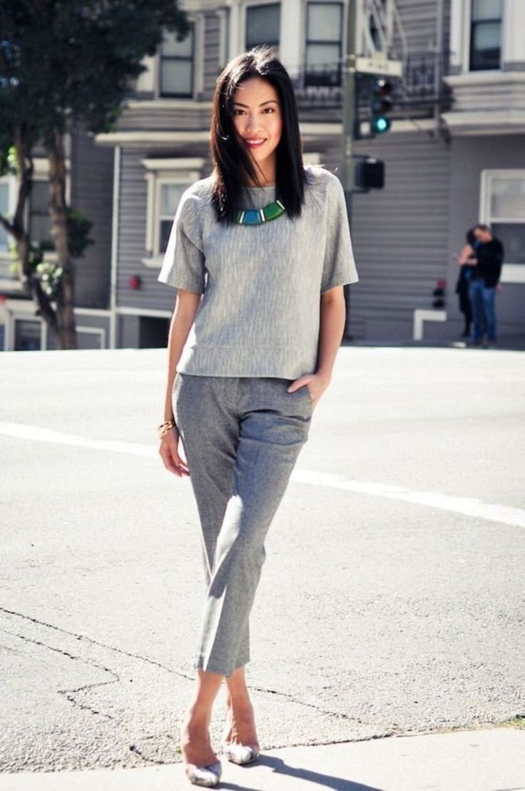 Стильный черно белый образ