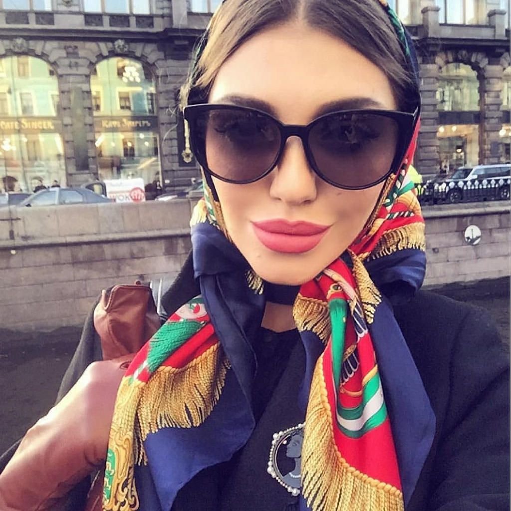 Платок на голову 2020 шелковый