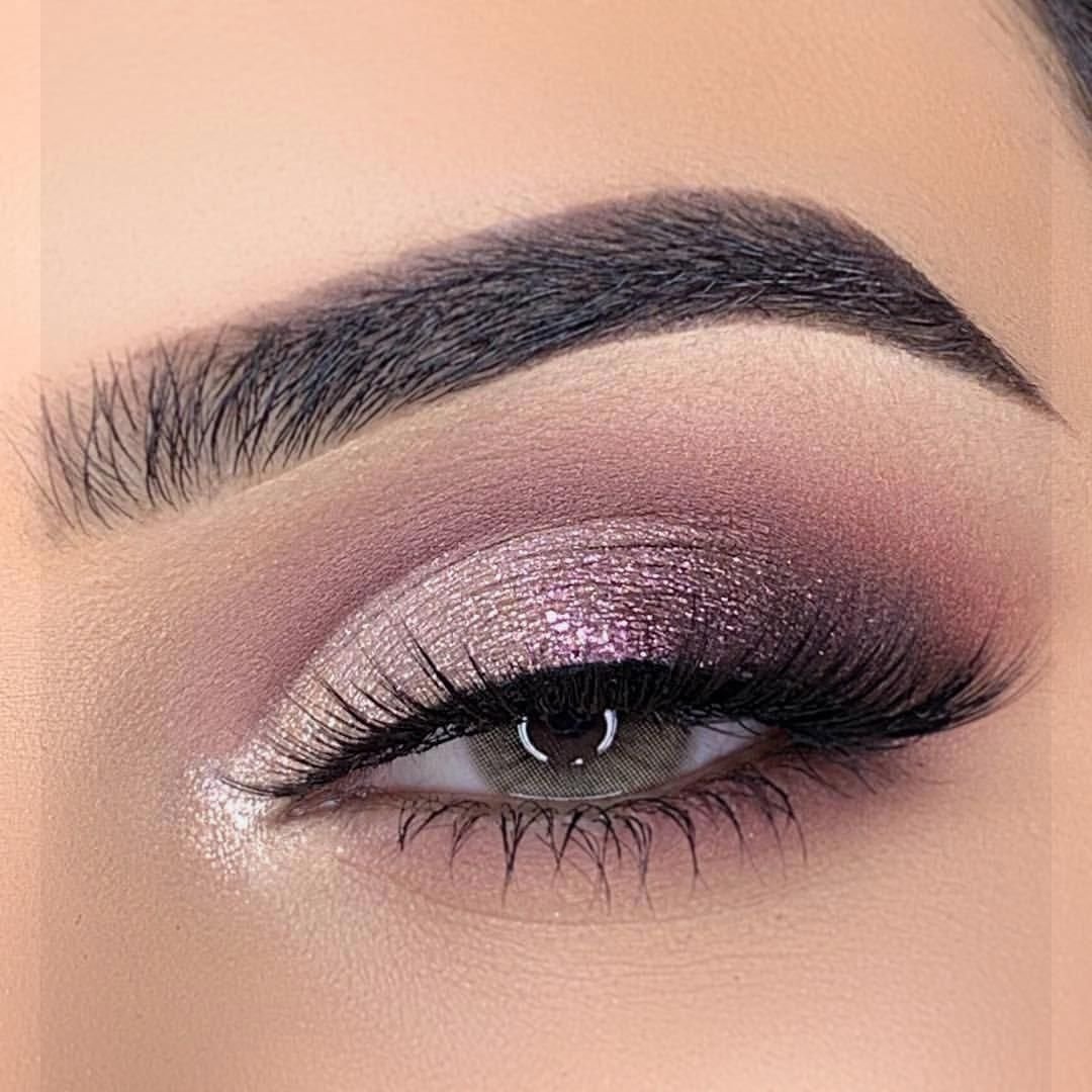 Вечерний макияж для карих глаз