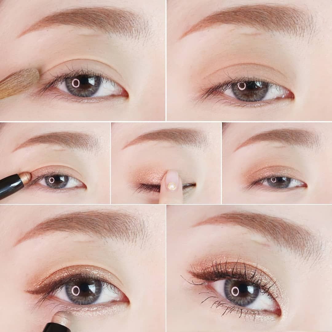 Легкий макияж глаз без стрелок