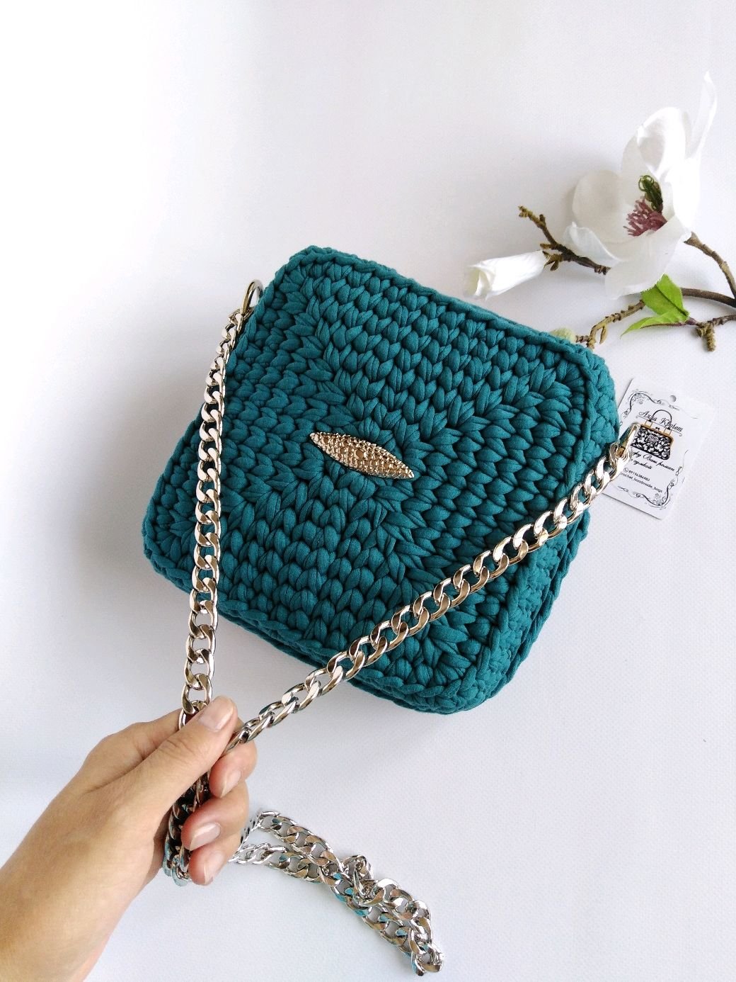 Вязаные сумки крючком