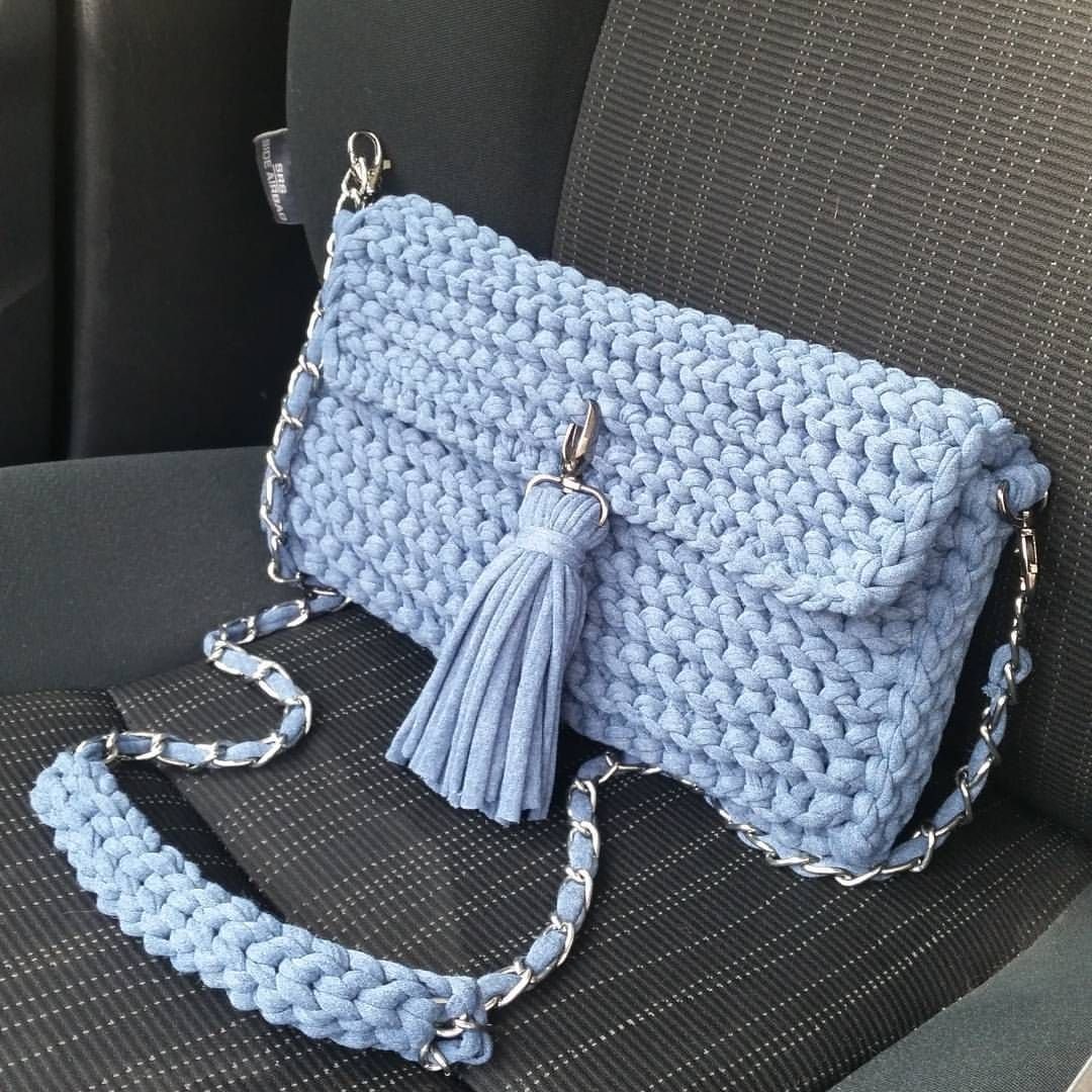 Косметичка из трикотажной пряжи