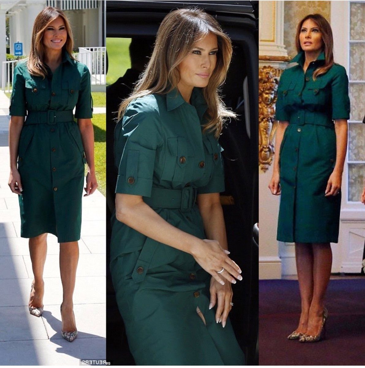 Мелания Трамп и Королева Рания