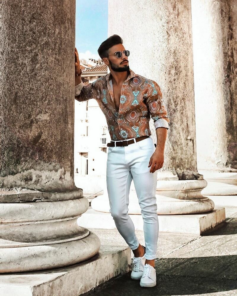 Лук на лето 2022 мужской Кэжуал