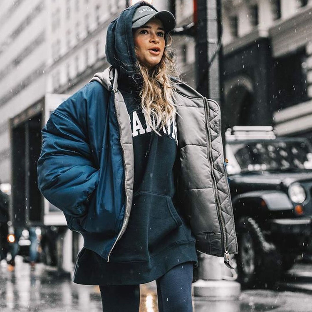 Street Style трикотажное платье оверсайз