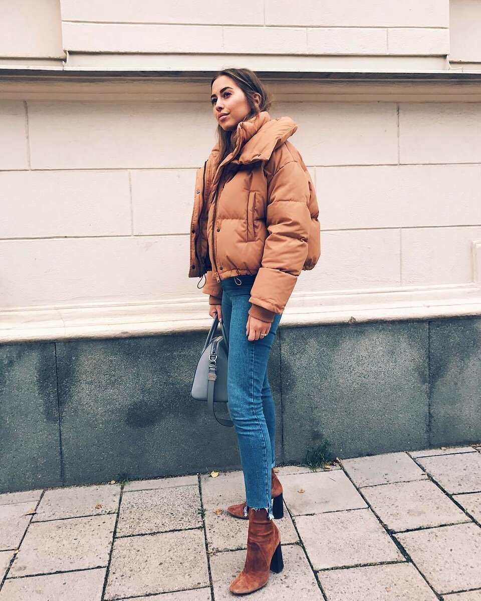 Oversized Puffer Jacket Zara женская