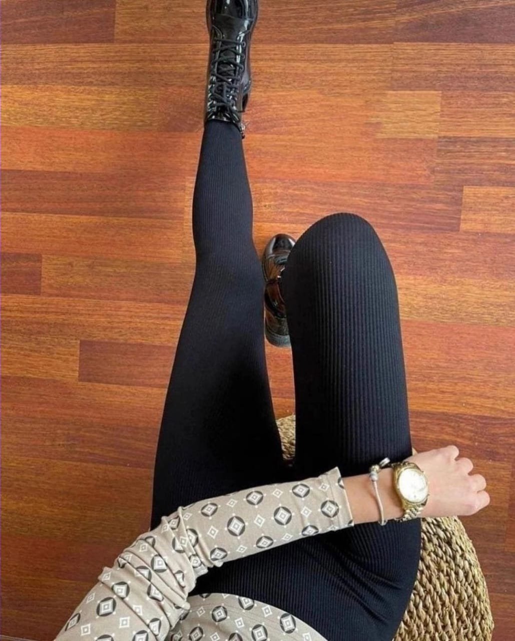 Кофта с леггинсами в рубчик