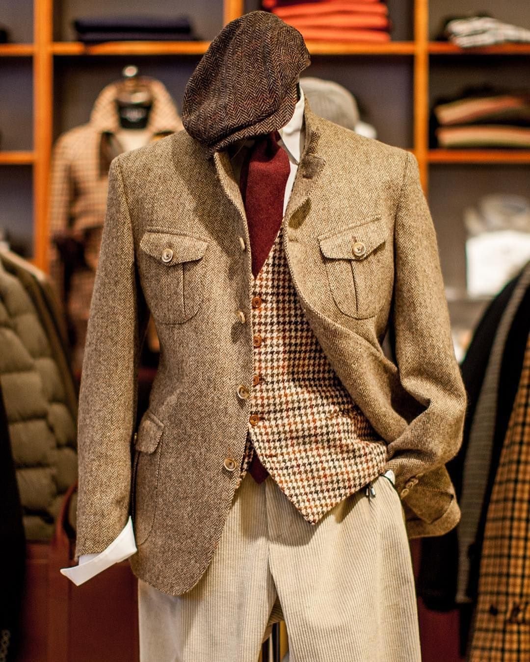 Пиджак твидовый Casual