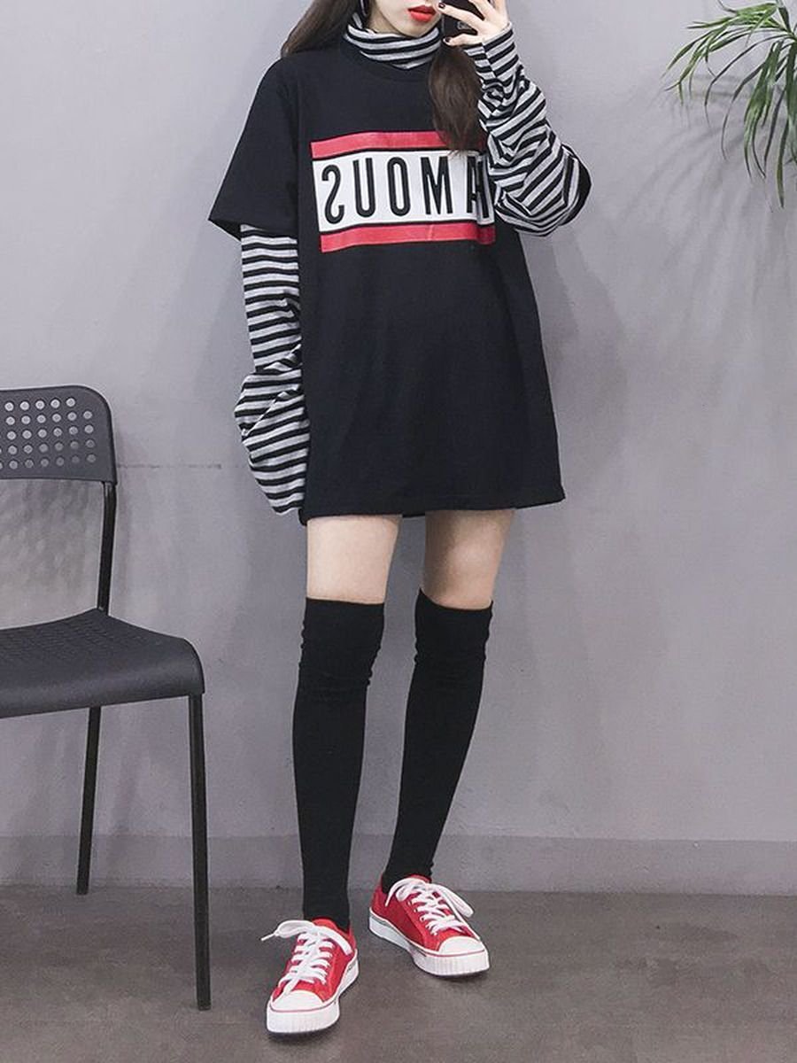 Корейские Луки одежды чёрные