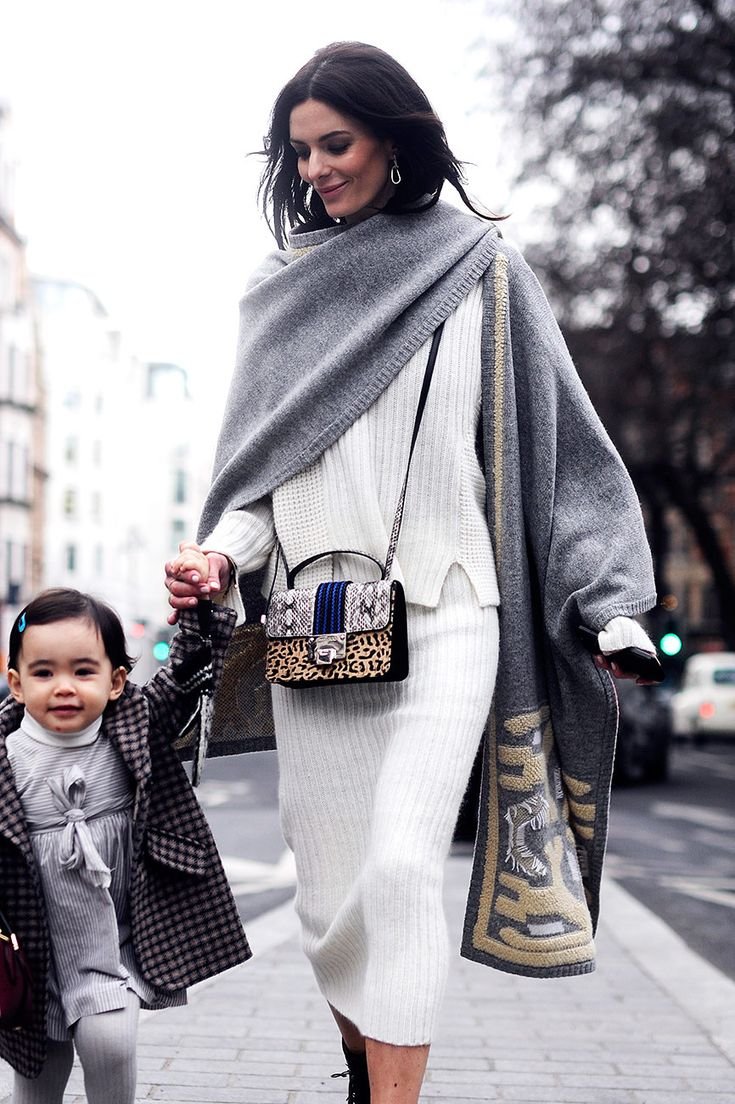 Стильные образы для молодой мамы