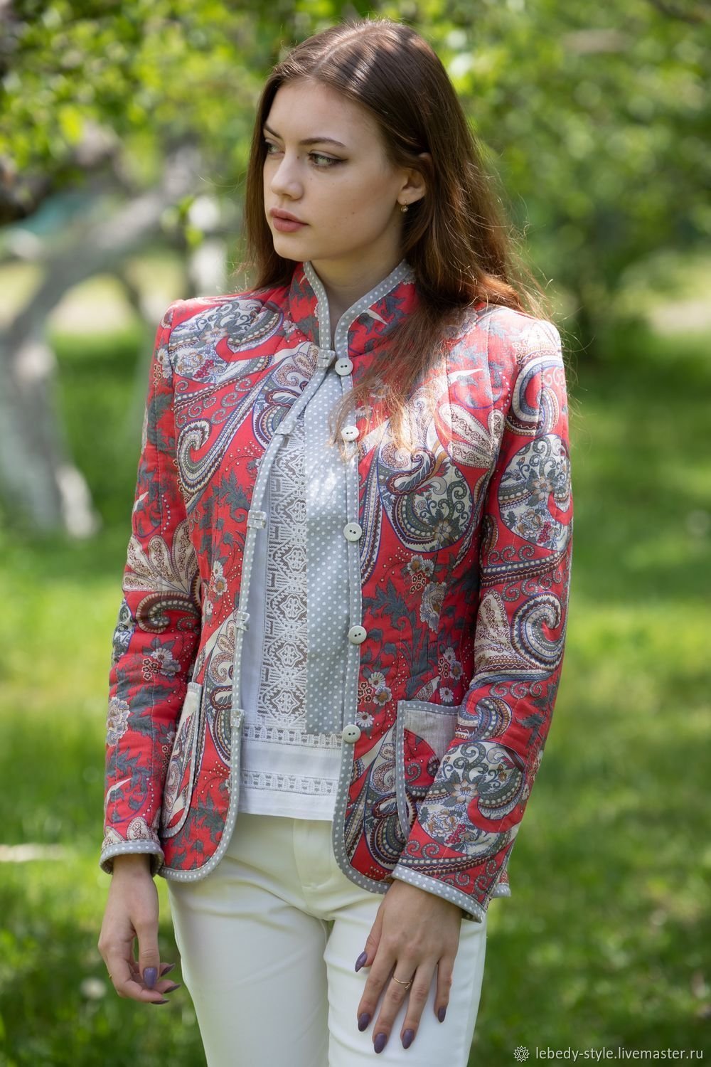 Куртка в стиле пэчворк