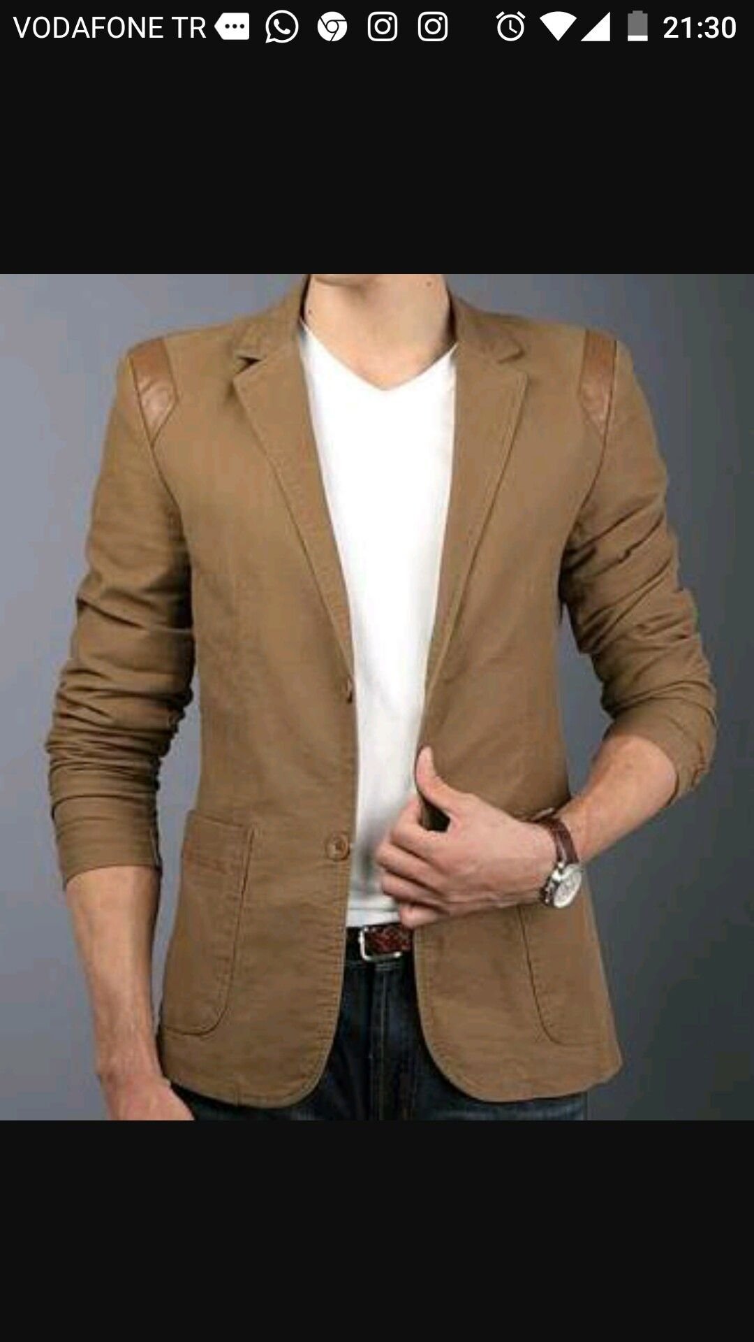 Образ с коричневым пиджаком