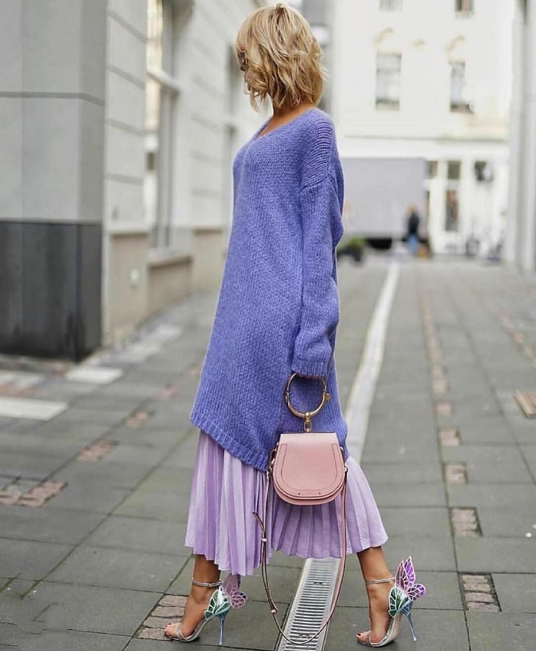 Образ с лавандовым пиджаком
