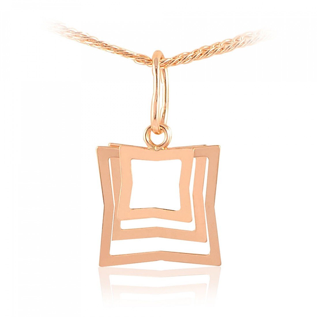 Золотой Советский подвес кулон 583