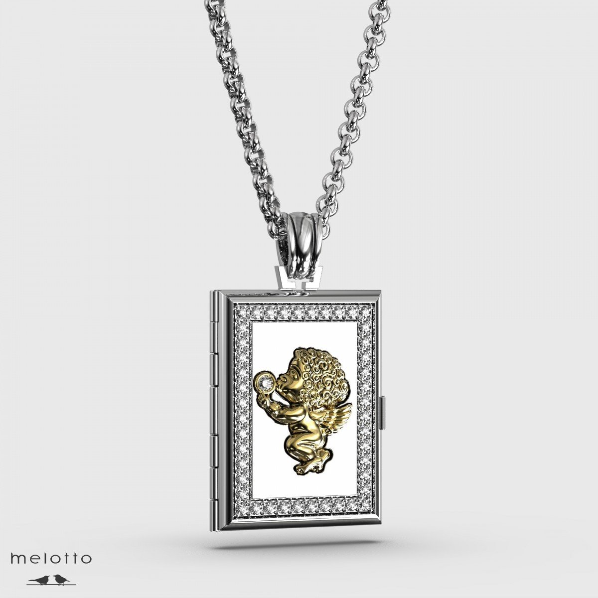 Подвеска слиток из золота