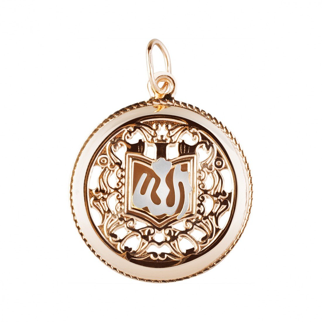 Золотой мусульманский кулон