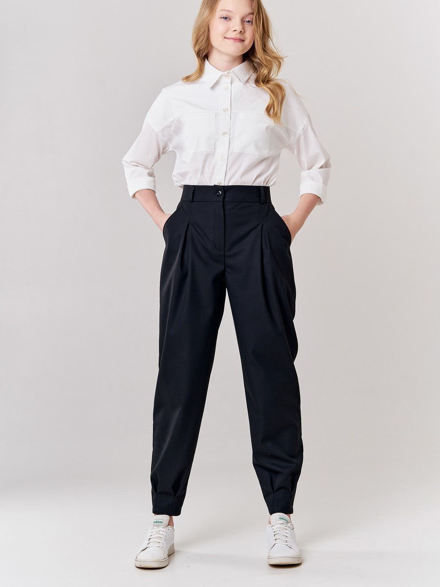 Школьные брюки бананы для девочки