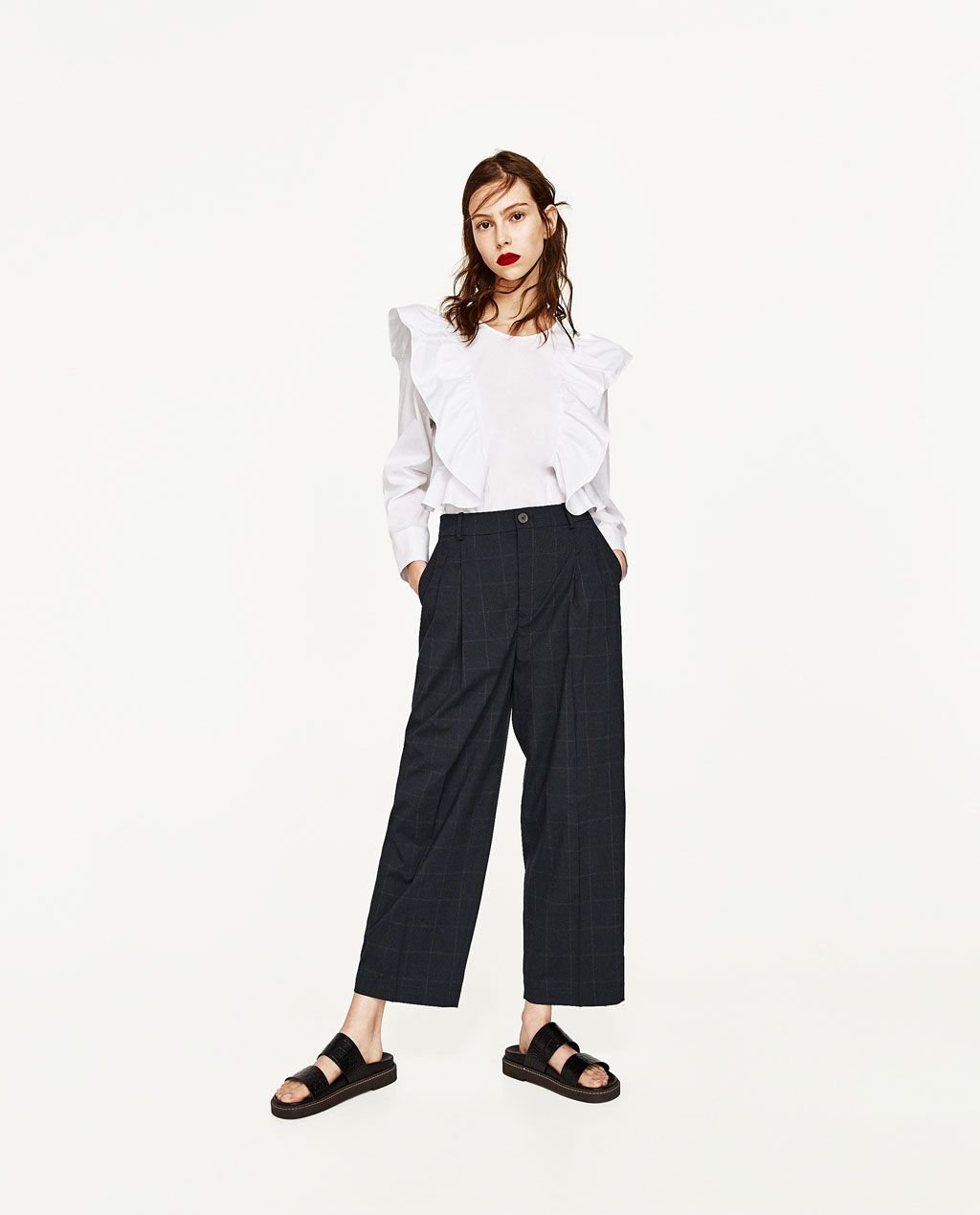 Широкие брюки в школу