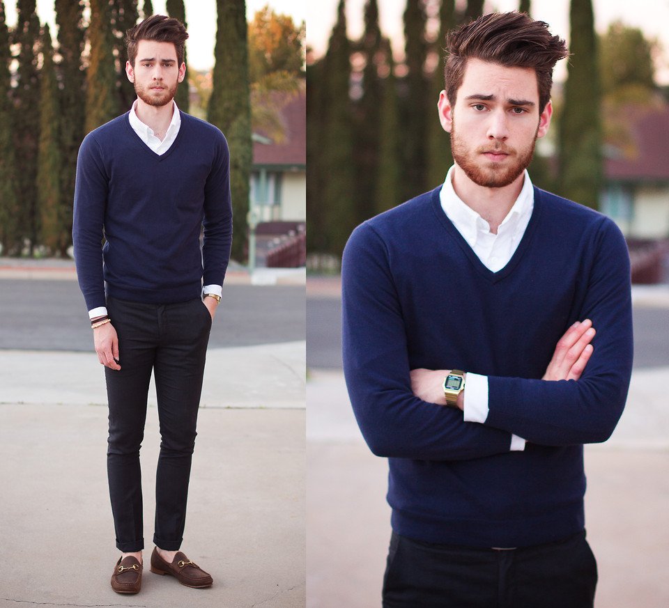 Школьный лук для парней