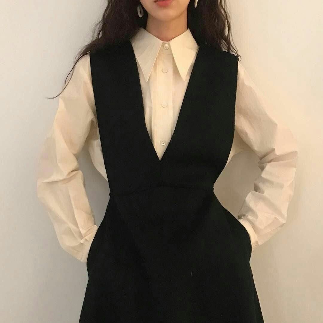 Сарафан в корейском стиле